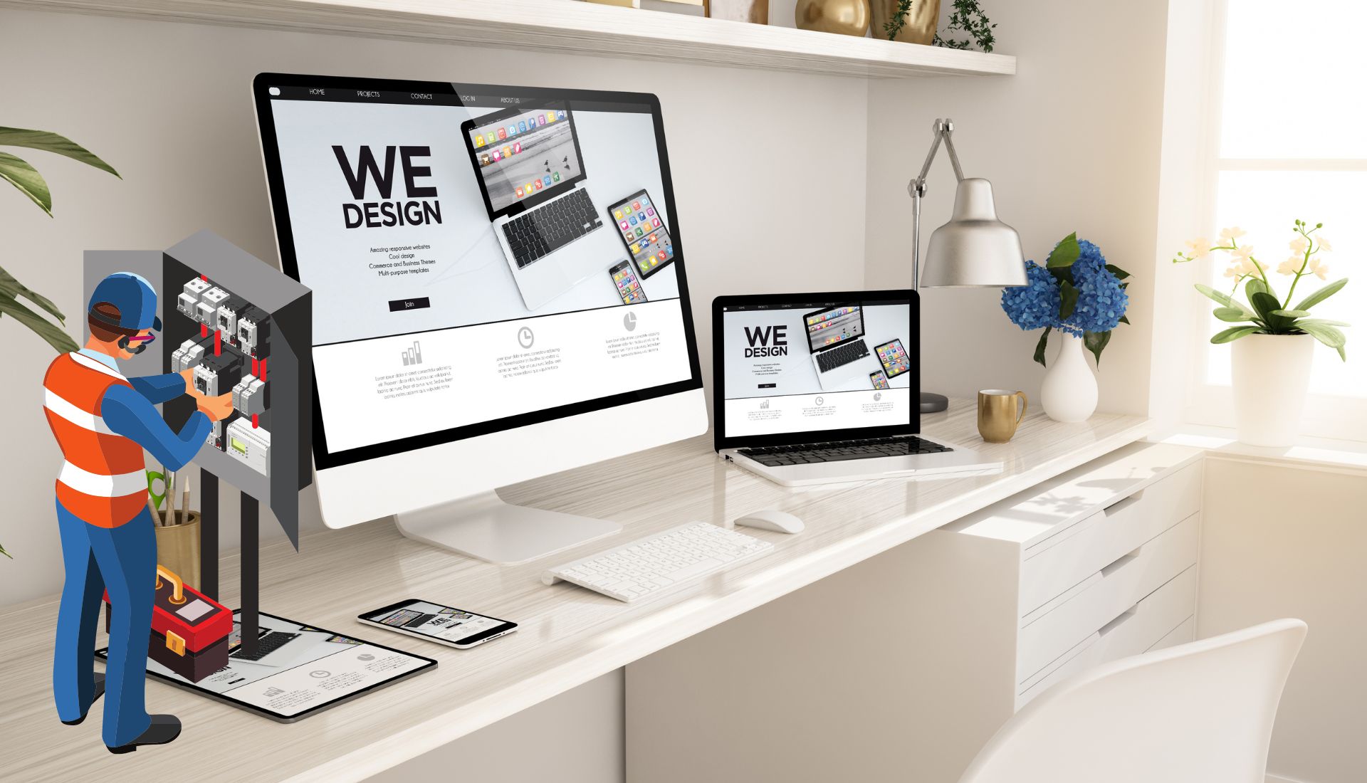 Comment créer un site web d'électricien qui vous apportera plus de chantiers