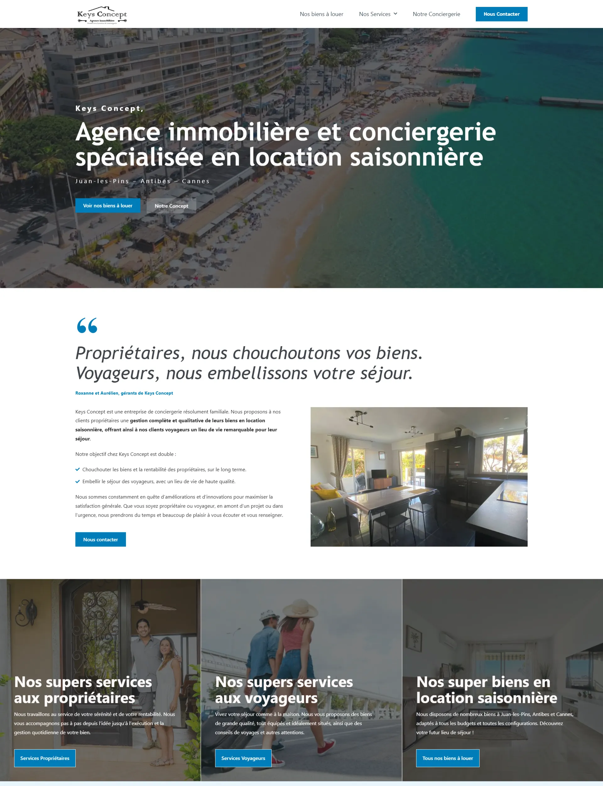 Keys Concept mise en avant hero